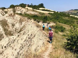 Nordic Walking sui calanchi di Casalfiumanese
